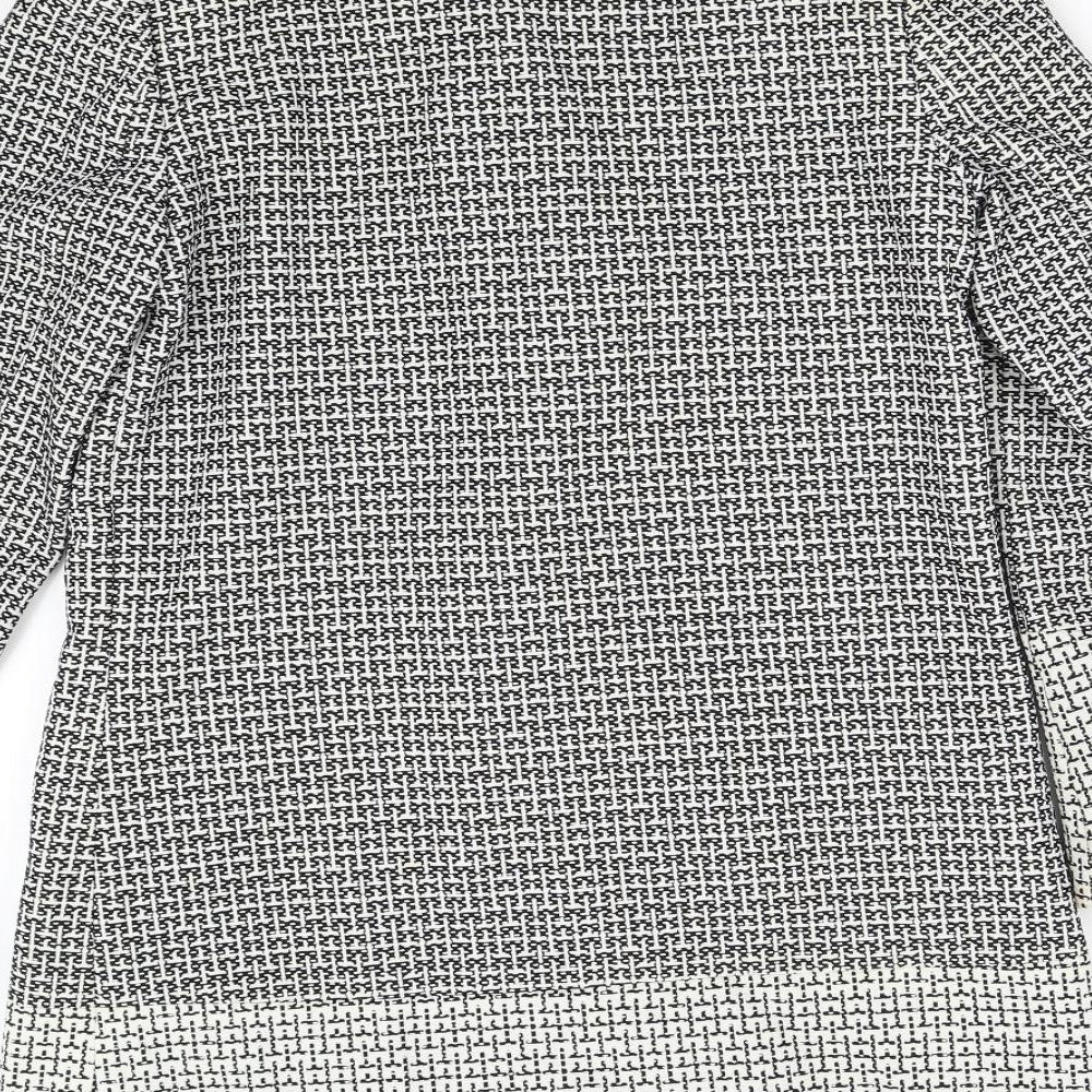 Womens UK Size 6 H&M Grey Overcoat