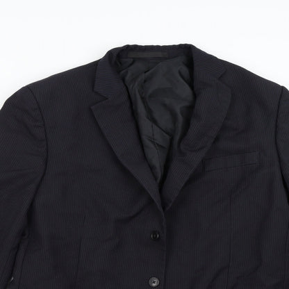 Mens UK Size 44 M&S Regular Blue Suit Jacket