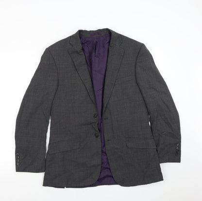 Mens UK Size 38 M&S Regular Grey Suit Jacket
