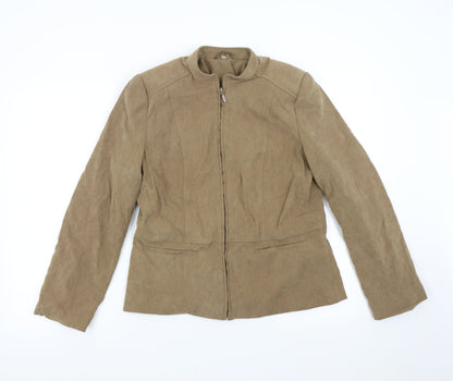 Womens UK Size 12 Isle Brown Jacket