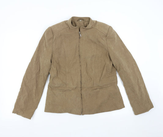 Womens UK Size 12 Isle Brown Jacket
