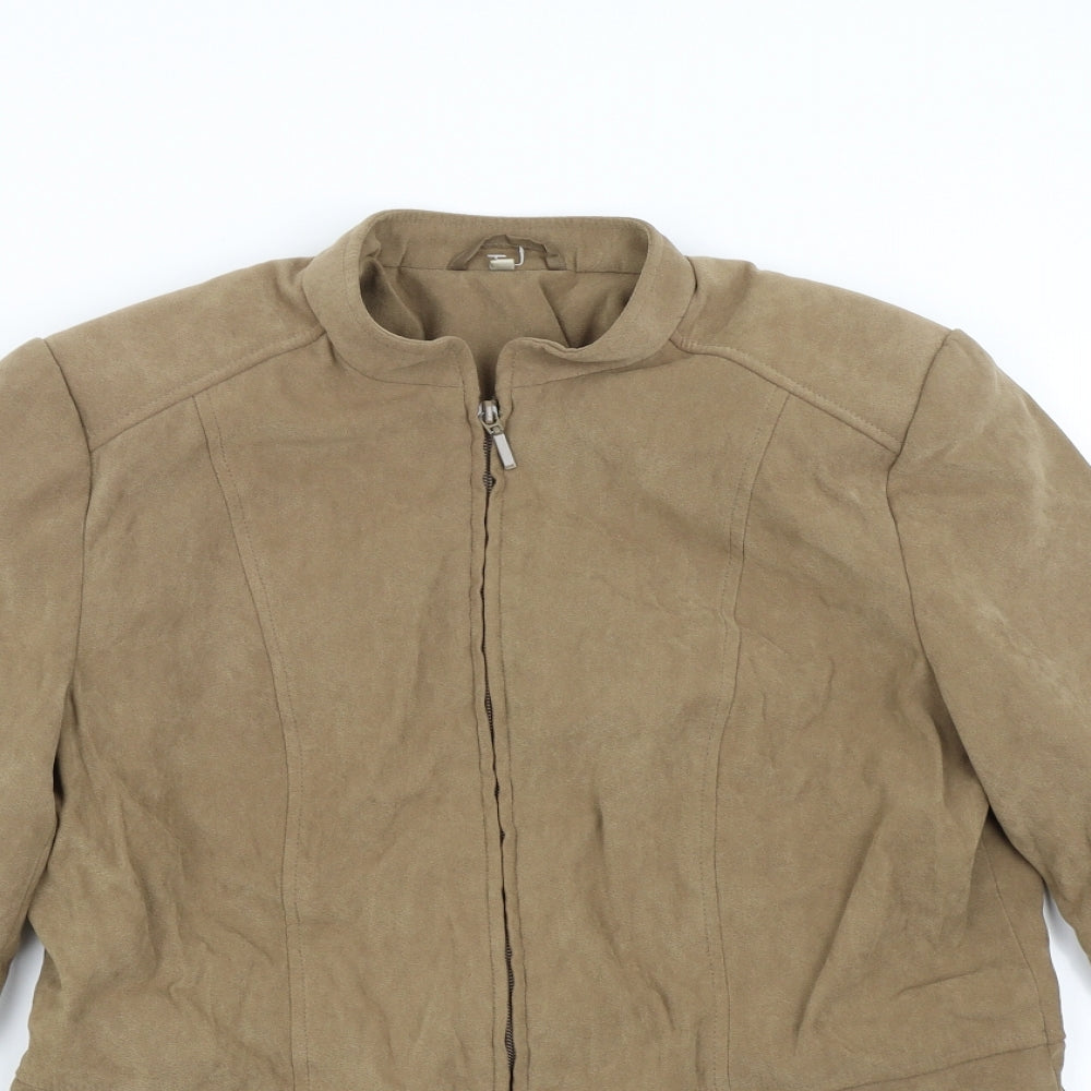 Womens UK Size 12 Isle Brown Jacket