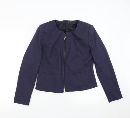 Greiff Womens Blue   Jacket Blazer Size 14