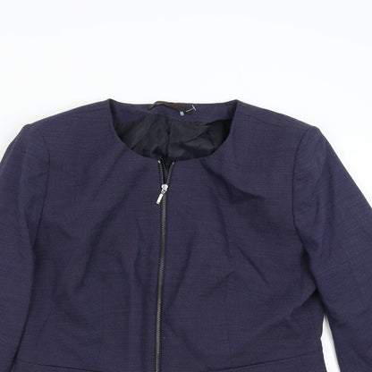 Greiff Womens Blue   Jacket Blazer Size 14