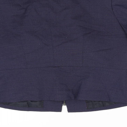 Greiff Womens Blue   Jacket Blazer Size 14