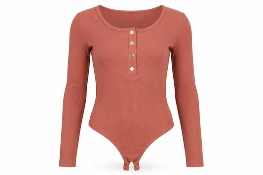 Womens UK Size 6 Missguided One-Piece Pink Bodysuit