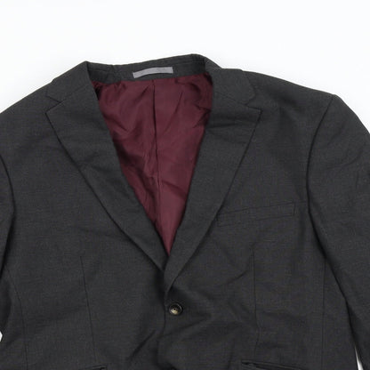 Mens UK Size 42 M&S Regular Grey Suit Jacket