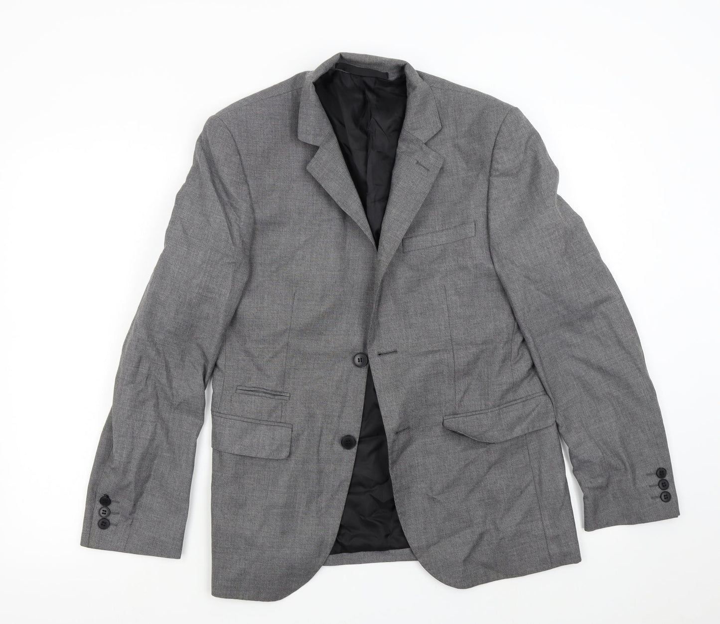 Mens UK Size 36 M&S Regular Grey Suit Jacket