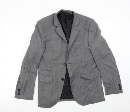 Mens UK Size 36 M&S Regular Grey Suit Jacket