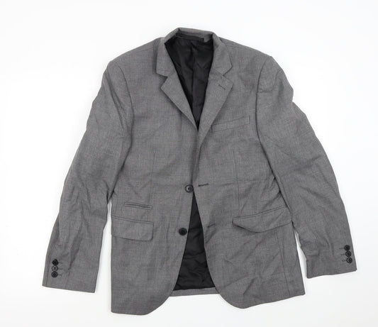 Mens UK Size 36 M&S Regular Grey Suit Jacket