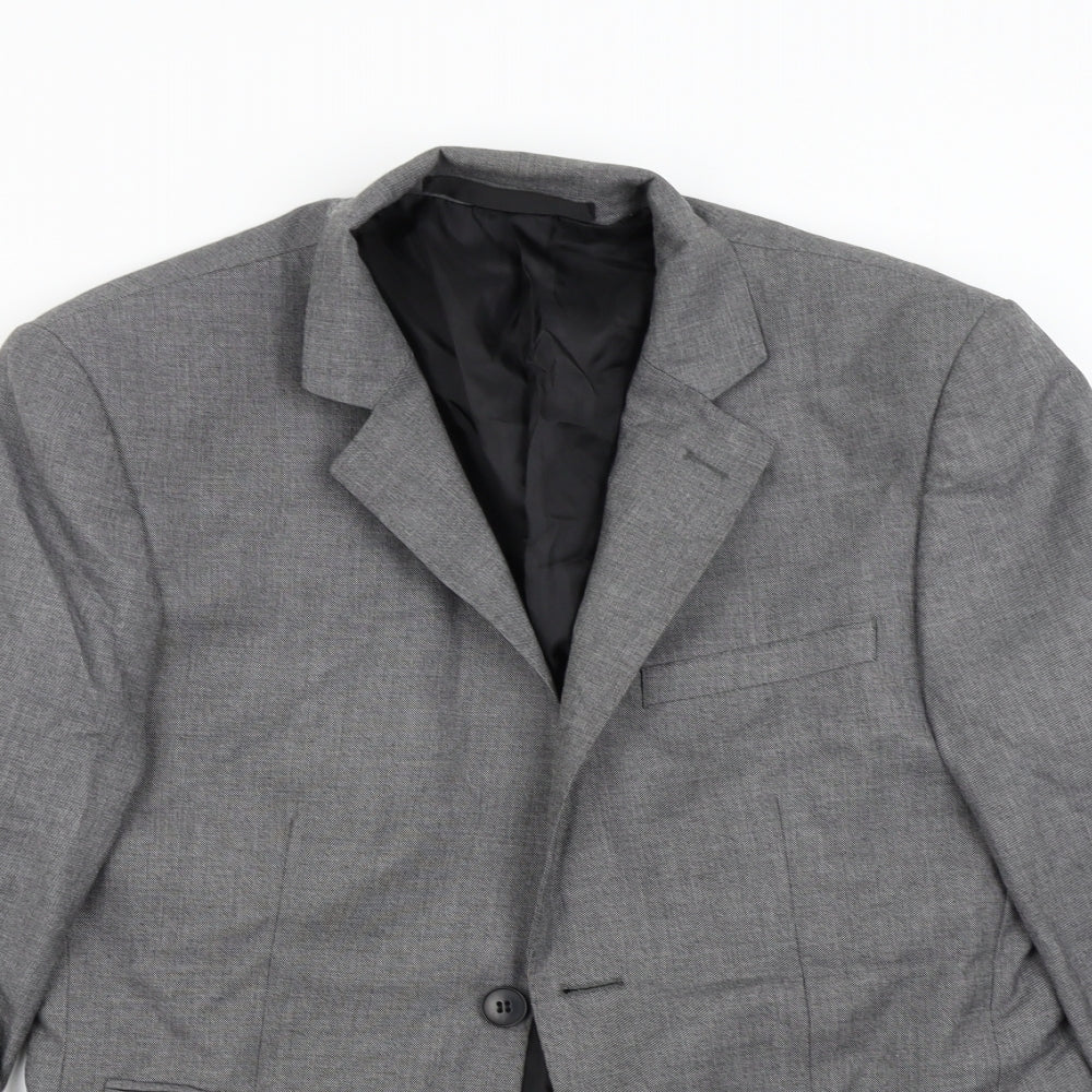 Mens UK Size 36 M&S Regular Grey Suit Jacket