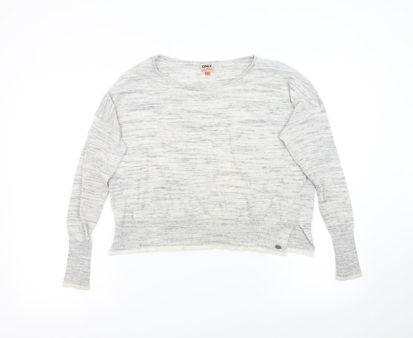 Womens UK Size 8 Only Grey Pullover Jumper