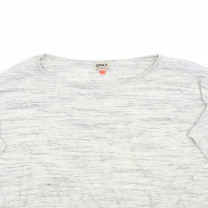 Womens UK Size 8 Only Grey Pullover Jumper