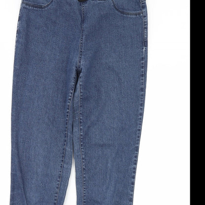 Womens UK Size 12 Yesyes Regular Fit Skinny Blue Jeans
