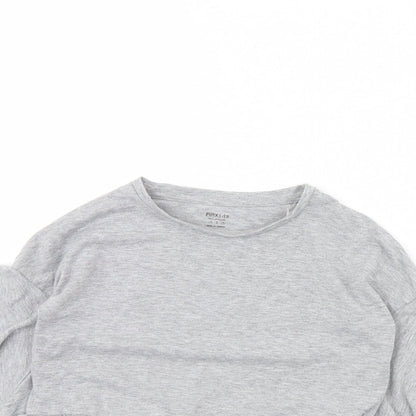 F&F Girls Grey   Basic Blouse Size 6 Years