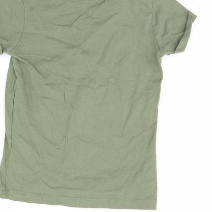 Primark Girls Green   Basic T-Shirt Size 8 Years  - California