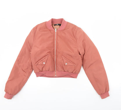 Womens UK Size 8 Missguided Pink Jacket