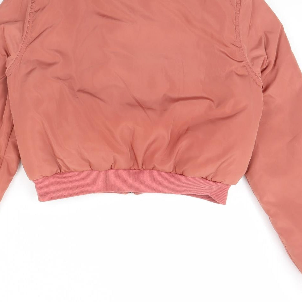 Womens UK Size 8 Missguided Pink Jacket