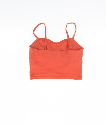 Primark Womens Orange   Cropped Tank Size 4