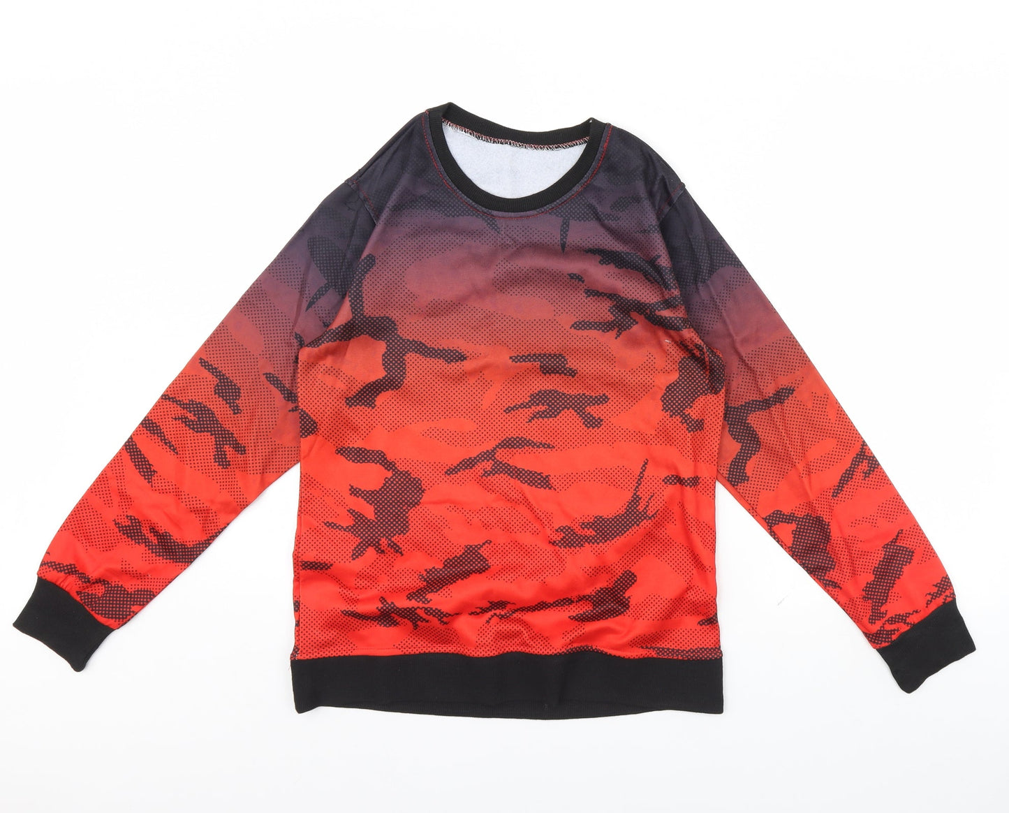 Womens UK Size M Preworn Red Pullover Jumper