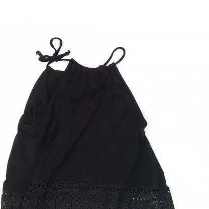 Boohoo Womens Black   Playsuit One-Piece Size 6