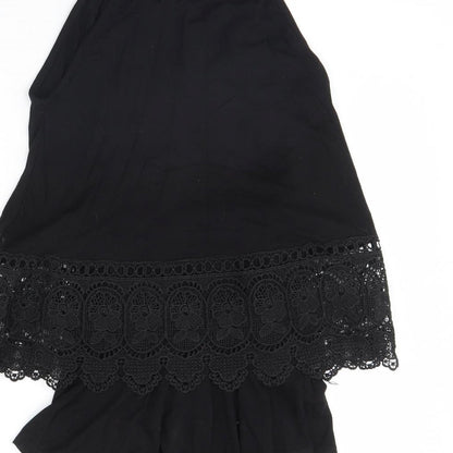 Boohoo Womens Black   Playsuit One-Piece Size 6