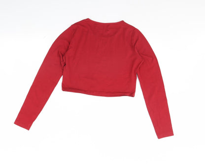 Atmosphere Womens Red   Cropped T-Shirt Size 12