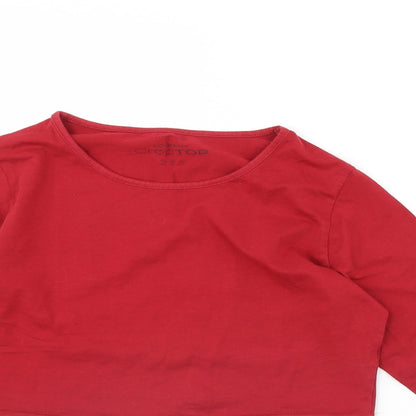 Atmosphere Womens Red   Cropped T-Shirt Size 12