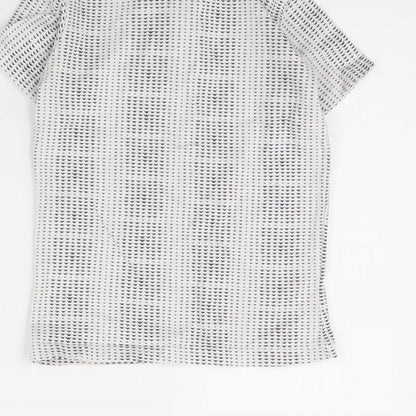 AJ Jeans Boys White Polka Dot  Basic Polo Size 9 Years