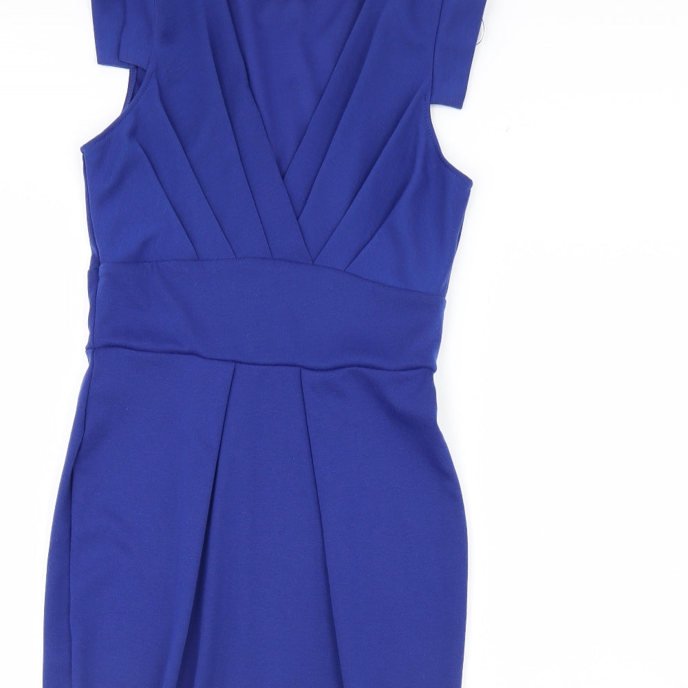 Billie & Blossom Womens Blue   Pencil Dress  Size 8