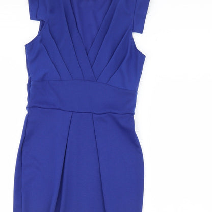 Billie & Blossom Womens Blue   Pencil Dress  Size 8