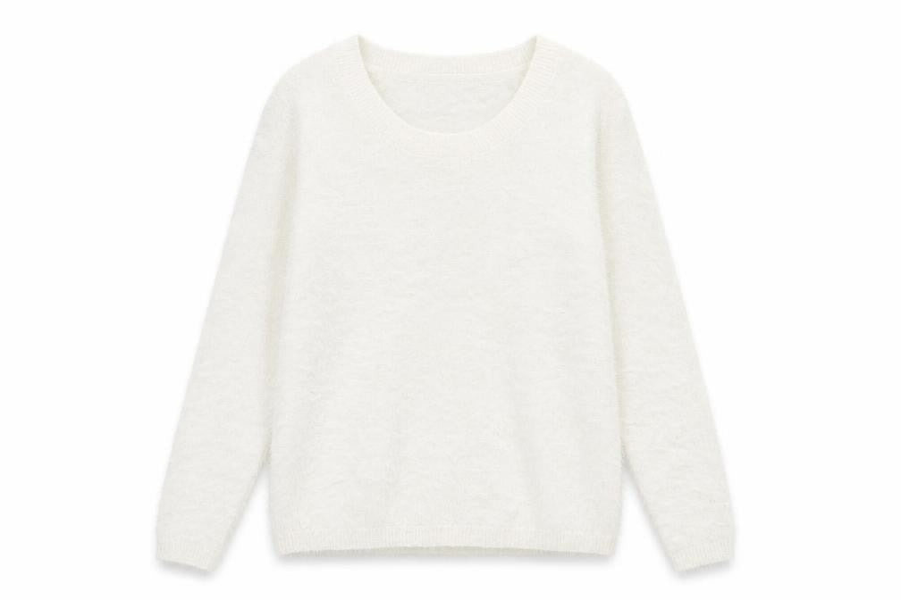Womens UK Size M Esmara White Pullover Jumper