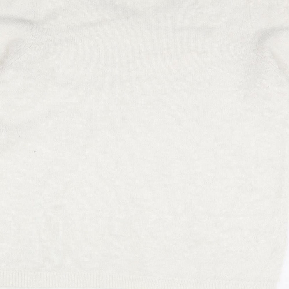 Womens UK Size M Esmara White Pullover Jumper