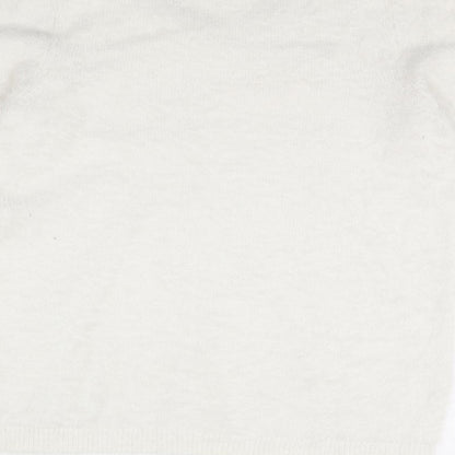 Womens UK Size M Esmara White Pullover Jumper