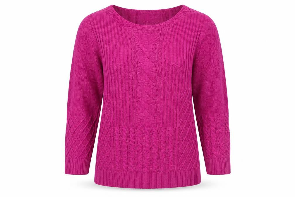 Bassini Womens Pink   Pullover Jumper Size M