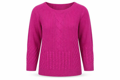 Bassini Womens Pink   Pullover Jumper Size M