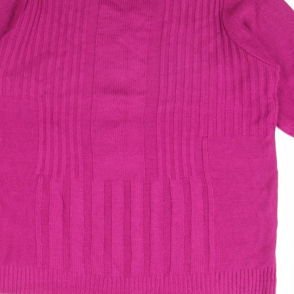 BASSINI Womens Pink   Pullover Jumper Size M