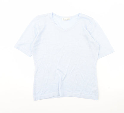Womens UK Size 10 BHS Blue Pullover Jumper