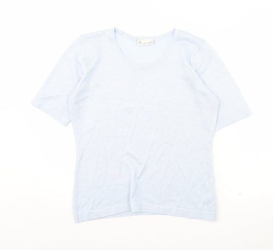Womens UK Size 10 BHS Blue Pullover Jumper
