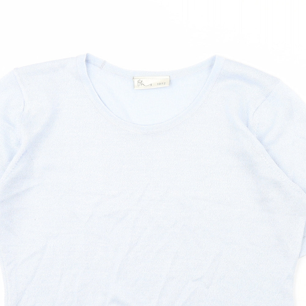 Womens UK Size 10 BHS Blue Pullover Jumper