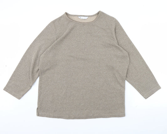 Womens UK Size 18 BHS Brown Pullover Jumper