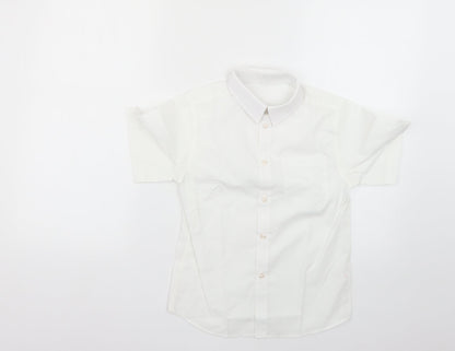 TU Boys White   Basic Button-Up Size 8 Years
