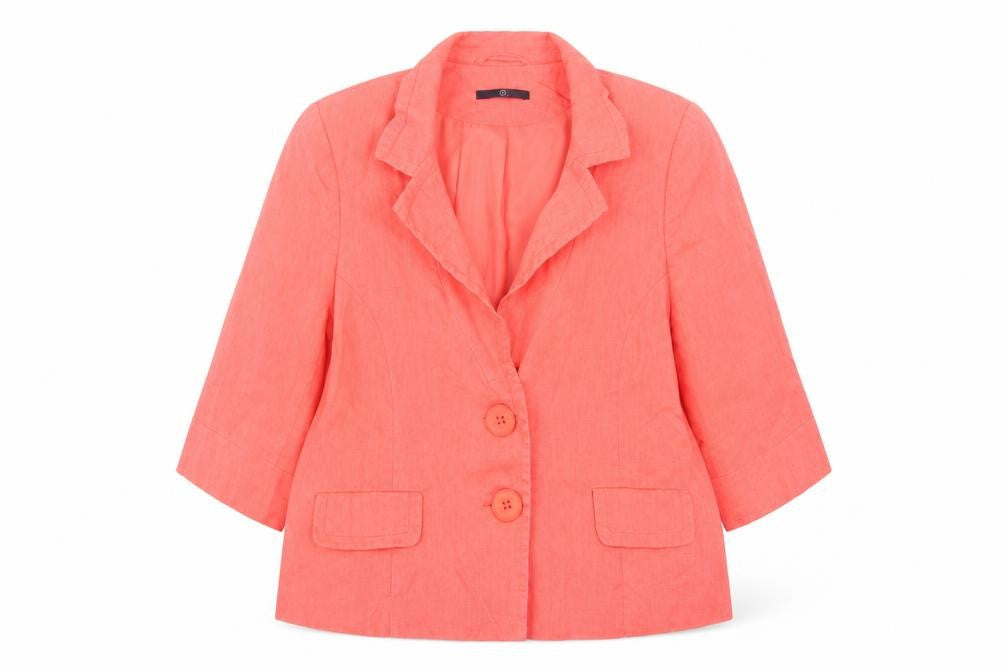 Womens UK Size 22 Evans Orange Overcoat Coat