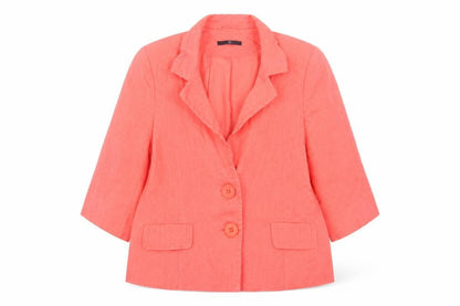 Womens UK Size 22 Evans Orange Overcoat Coat