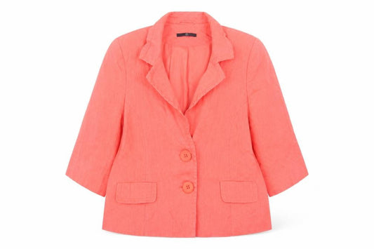 Womens UK Size 22 Evans Orange Overcoat Coat