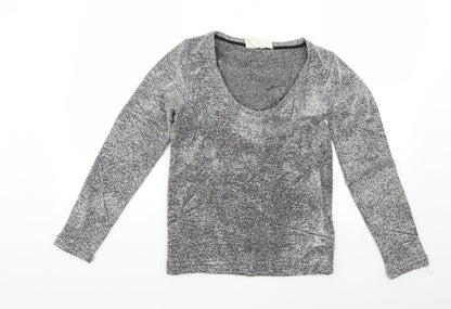 Womens UK Size 8 Emreco Silver Pullover Jumper