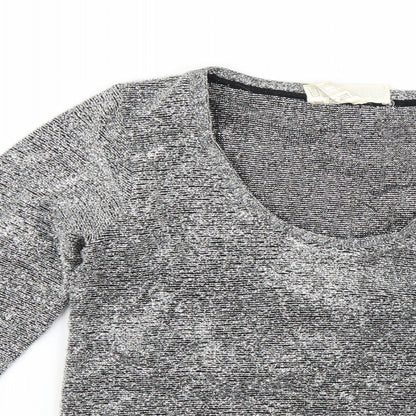 Womens UK Size 8 Emreco Silver Pullover Jumper