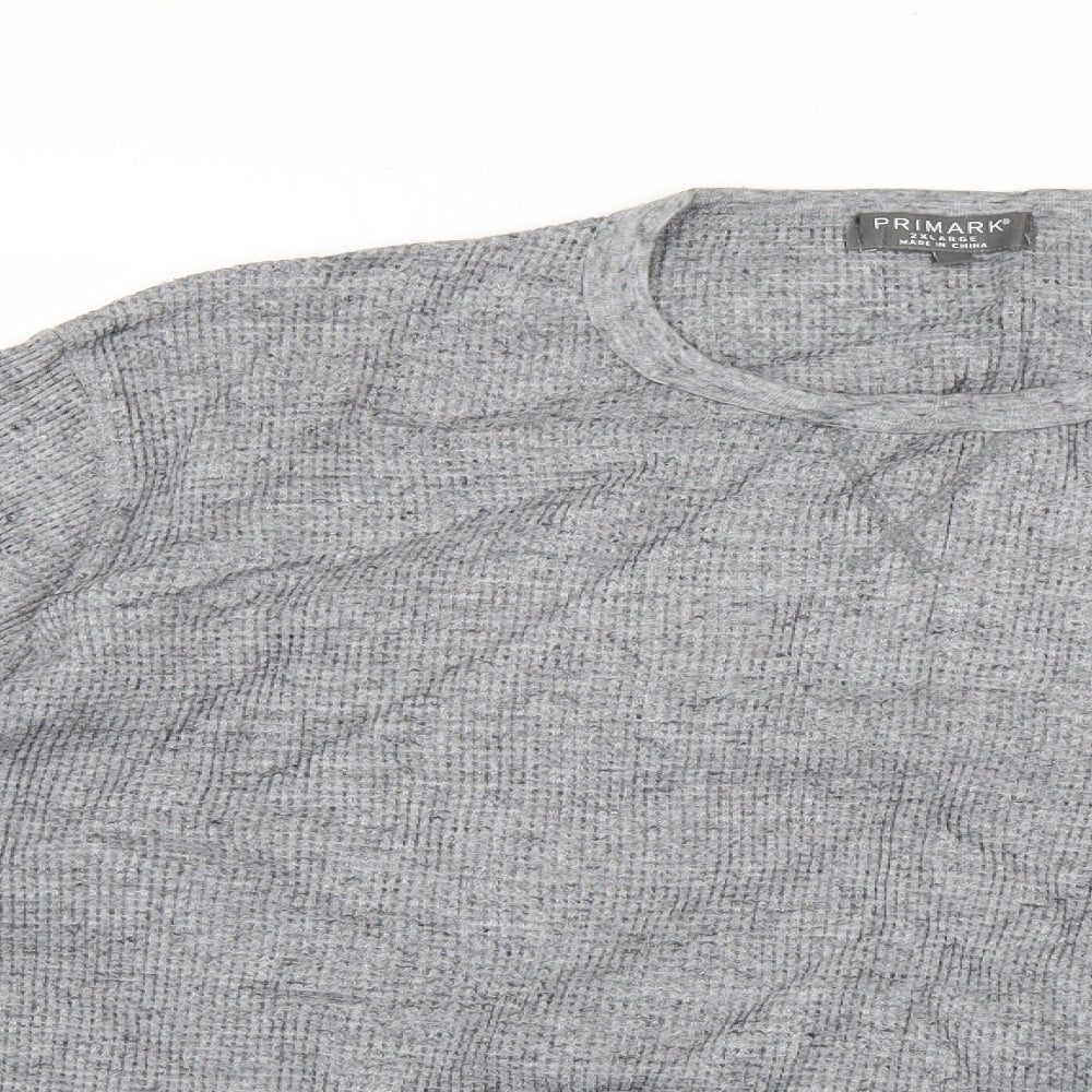 Primark Mens Grey   Pullover Jumper Size 2XL