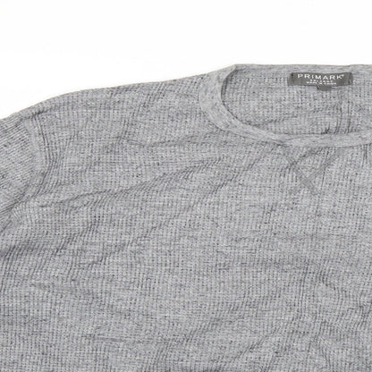 Primark Mens Grey   Pullover Jumper Size 2XL