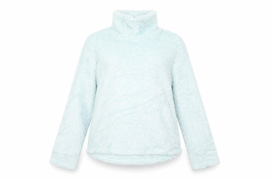 Front view of Matalan women’s green jumper, size S